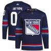 New York Rangers Hockeydrakt Custom 2023-24 Navy Tredje Adidas Authentic - Herre